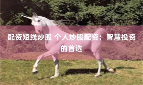 配资短线炒股 个人炒股配资：智慧投资的首选